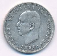 Görögország 1960. 20D Ag 'I. Pál / Szeléné' T:XF,VF patina, phGreece 1960. 20 Drachmai Ag 'Paul I / Selene' C:XF,VF patina, edge error Krause KM#85