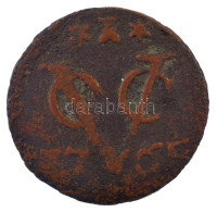 Hollandia 1765. 1D Cu (1,86g) T:3,3-Netherlands 1765. 1 Duit Cu (1,86g) C:F,VGKrause KM#152