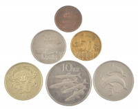 Izland 1973-1987. 10a-50Kr (6xklf) T:vegyesIceland 1973-1987. 10 Aurar - 50 Kronur (6xdiff) C:mixed