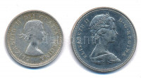 Kanada 1963. 25c Ag 'II. Erzsébet' + 1968. 50c Ni 'II. Erzsébet' T:XF,AU Canada 1963. 25 Cents Ag 'Elisabeth II' + 1968. 50 Cents Ni 'Elizabeth II' C:XF,AU