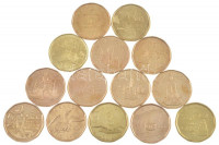 Kanada 1992-2017. 1D (14xklf) forgalmi emlékkiadások T:UNC,AUCanada 1992-2017. 1 Dollar (14xdiff) circulating commemorative coins C:UNC,AU