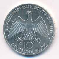 Német Szövetségi Köztársaság 1972G 10M Ag 'Olimpia-München / Csomó' T:1,1-Federal Republic Germany 1972G 10 Mark Ag 'Olymics Munich / Knot' C:UNC,AUKrause KM#131