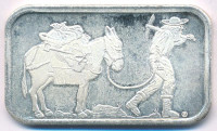 Amerikai Egyesült Államok DN 'Silver Towne' Ag tömb (31,46g/0.999/29x50mm) T:AU (PP)USA ND 'Silver Towne' Ag bar (31,46g/0.999/29x50mm) C:AU (PP)