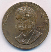 Amerikai Egyesült Államok DN 'Jimmy Carter' bronz emlékérem (33,5mm) T:AUUSA ND 'Jimmy Carter' bronze commemorative medallion (33,5mm) C:AU