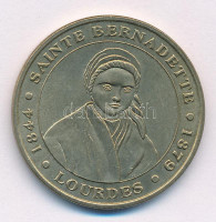 Franciaország 2003-2014. 'Szent Bernadett' kétoldalas Cu-Al-Ni emlékérem (34mm) T:1-Franciaország 2003-2014. 'Sainte Bernadette' two-sided Cu-Al-Ni commemorative medallion C:AUKrause N# 46065