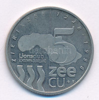 Hollandia 1998. 5 Zeecu 'Zierikzee' kétoldalas Cu-Ni emlékérem (30mm) T.1- (PP)Netherlands 1998. 5 Zeecu 'Zierikzee' two-sided Cu-Ni commemorative medallion (30mm) C.AU (PP)
