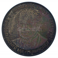 Németország DN 'Hermann Kunst, az első evangélikus tábori püspök 1956-1972' jelzett Ag emlékérem tokban (0,999/15,20g) C:AU (PP) patina, ujjlenyomatGErmany ND 'Hermann Kunst, the First Evangelical Camp Bishop 1956-1972' hallmarked Ag