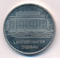 Németország DN 'Állami Színház - Dessau' kétoldalas Ni turista zseton (35mm) T:2 phGermany ND 'Landestheater - Dessau' two-sided Ni tourist token (35mm) C:XF edge error
