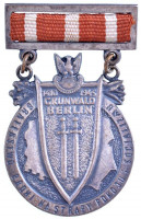 Lengyelország 1945. 'Lengyel Bajtársi érem' ezüstözött Br kitüntetés szalagon T:2 Poland 1945. 'Polish Brotherhood of Arms' silver plated medal with ribbon C:XF
