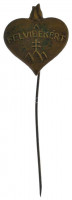 ~1930. 'A Felvidékért' bronz kitűző (21x23mm) T:XF
