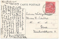 1909 Mr. et M-me L. Blériot en automobile / Louis Blériot és felesége Alice Véderes Blériot egy autóban (EK)