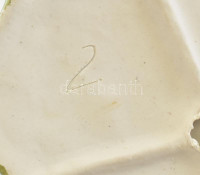 Iszákos szegény férfi figura, mázazatlan porcelán, jelzett, hibátlan, m 16,5 cm