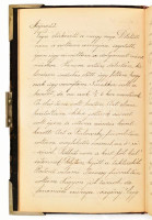 1919-1927 Tinédzser lány naplója, szép kézírásos feljegyzések, korabeli, rendkívül dekoratív, fémveretes egészbőr-kötésben, kulccsal zárható (működő zárral), kopottas borítóval, aranyozott lapélekkel, 19,5x13x2,5 cm