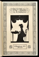 Boehn, Max von: Die Mode. Menschen und Moden im neunzehnten Jahrhundert. Nach Bildern und Kupfern der Zeit ausgewählt von Dr. Oskar Fischel. Text von - - . I-III. köt. München, 1912-1915, F. Bruckmann. Rendkívül gazdag fekete-fehér és