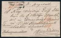 1818 Portós levél / Unpaid cover 'Szegedin' - Munkács