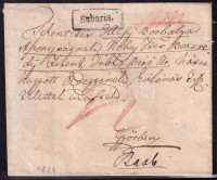 1828 Portós levél 'Sabaria' - Győr