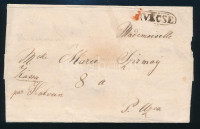 ~1830 Portós levél 'VECSE' (Gudlin 400 pont)