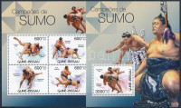 2012 Szumóbirkózók kisív Mi 5877-5880 + blokk Mi 1038