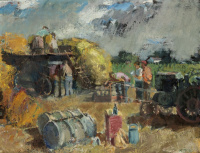 Móricz Margit (1902 - 1990): Munka a mezőn, 1960