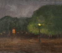 Kunffy Lajos (1869 - 1962): Párizs éjjel
