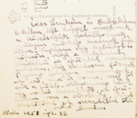 1958-60 Bécs, Sárdy Brutus (1892-1970) festőművész, A Magyar Nemzeti Galéria (MNG) főrestaurátorának kb. 50 db levele fiához, Sárdy Lóránt (1931-2014) festőművész, restaurátorhoz és feleségéhez, Kézdi-Kovács Lenkéhez,
