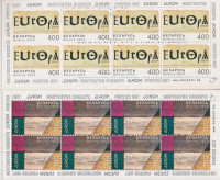 2003 Europa CEPT, Plakátművészet 2 db bélyegfüzet Mi 488-489