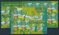 2011 Europa CEPT Erdők kisívpár + 3 sort tartalmazó kisív Mi 853-854
