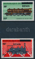 2009 Vonat sor 2 felülnyomott értéke Mi 1576 + 1581