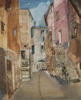 Vadász Endre (1901-1944): Olasz kisváros, 1935
