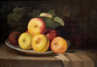 Újházy Ferenc (1827-1921): Gyümölcscsendélet, 1875