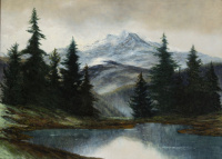 Szepesi Kuszka Jenő (1885-1948): Tátrai táj