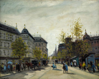 Berkes Antal (1874-1938): Budapesti sugárút