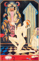 Körmendy Frim Jenő (1886 - 1959): Szt. Szalamandra imádása (Vágy), 1910-es évek