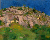 Pentelei Molnár János (1878 - 1924): Napfényes hegycsúcs