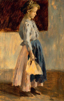 Vaszary János (1867 - 1939): Fiatal szolgálólány, 1902