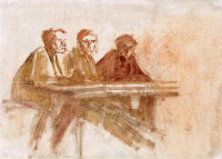 Mednyánszky László (1852 - 1919): Asztalnál
