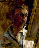 Pór Bertalan (1880 - 1964): Expresszív önarckép, 1918