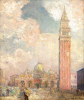 Háry Gyula (1864 - 1946): Velence (Szent Márk tér), 1906