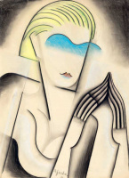 Scheiber Hugó (1873 - 1950): A modell, 1930 körül