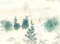 Vaszary János (1867 - 1939): Róma, 1936