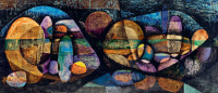 Bojár Iván (1924 - 1995): Áttűnéses formák, alakok, 1961