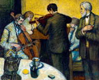 Szentes Béla (? - 1934): Párizsi kávéház, 1922