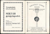 1930 A Terézkörúti Színpad műsora 1930. május 6-tól, műsorfüzet reklámokkal. Bp., Springer-ny., 16 p. Kiadói tűzött papírkötés, kissé foltos borítóval.