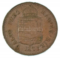 1881KB 1kr Cu 'Középcímer' T:AU Adamo M4.1
