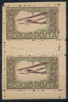 1925 Budapest-Szombathely Repülő posta emlékív