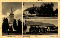1938 Hosszúpályi, Római katolikus templom, községháza, Zara József üzlete és saját kiadása (fl)