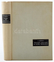 Szörényi, [Andor] Andreas: Psalmen und Kult im Alten Testament. (Zur Formgeschichte der Psalmen). Bp., 1961, Szent István-Társulat, 571 p. Német nyelven. Kiadói egészvászon-kötés.