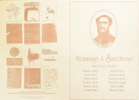 Hommage a Széchenyi. Supka Magdolna és Kosáry Domokos előszavával. H., é., ny. n. 2 lev. (előszó), 1 lev. (a művészek rövid bemutatása), 12 t. Almásy Aladár, Gaál József, Kárpáti Tamás, Korányi Gábor, Muzsnay Ákos, Parádi