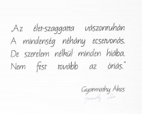 Gyarmathy Tihamér (1915 - 2005) emlékére: 12 lapos grafikai mappa, Budapest 2005. Különböző sokszorosító grafikai technikák (8db rézkarc, 3db cinkográfia, 1db linómetszet), merített papír. Jelezve laponként GY szárazpecséttel,