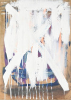 Bolyki Viola (1977- ): Baba. Olaj, farost, jelzés nélkül, 90x64 cm